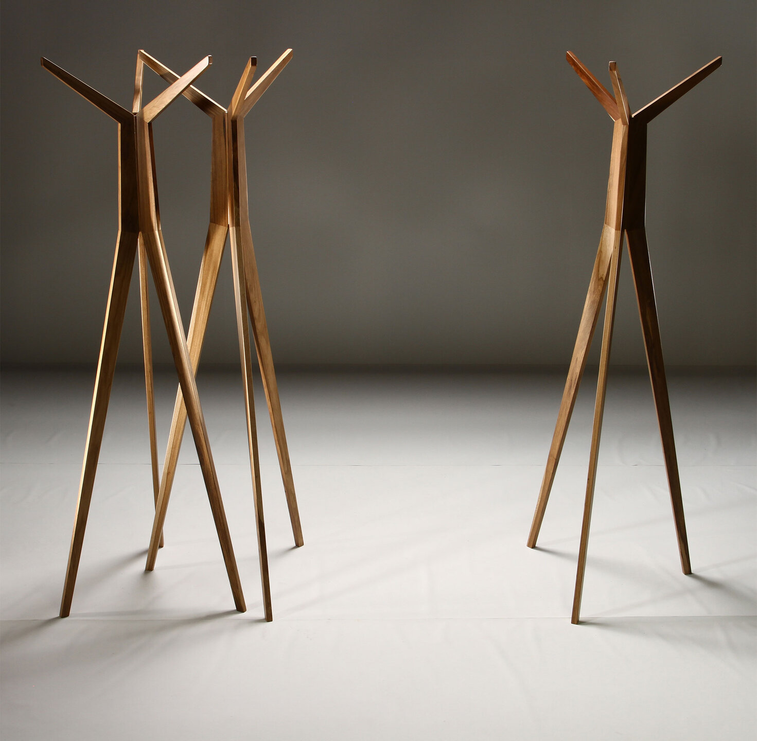 madera, 3D, en blanco