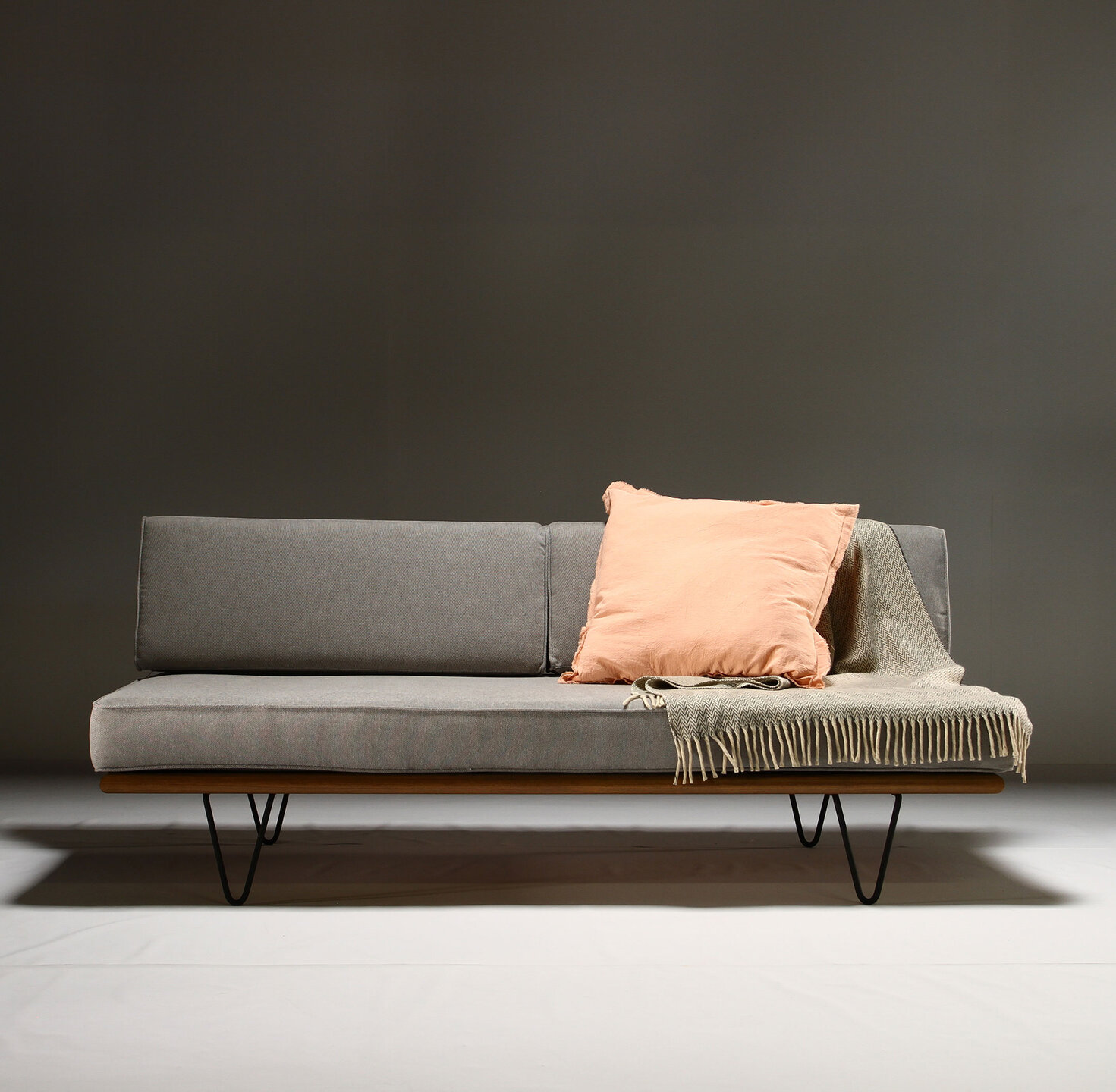 Couch, Natural material, Living room, Daybed, Cushion, Sofa bed, Pillow